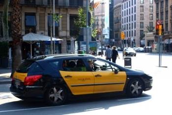 Taxi em Barcelona