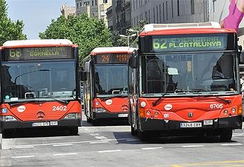 Busnetwerk in Barcelona