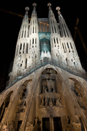 Sagrada Familia Nacht